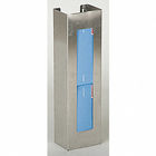 Silver Vertical Glove Dispenser Holder Holds 2 Boxes Wall Mounted Design