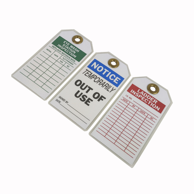 Custom Designed Plastic Safety Tags with Long Lasting Durability