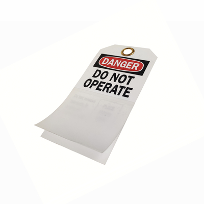 Waterproof Long Lasting Customized Plastic Safety Tags