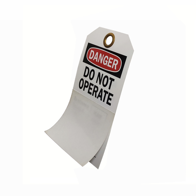 Waterproof Long Lasting Customized Plastic Safety Tags