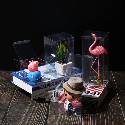 Custom Clear Pet Plastic Box Transparent Folding for Gift Packaging