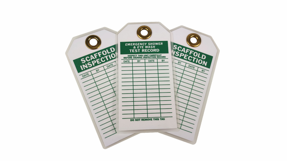 Laminated Danger Tag Printed Logo Waterproof Durable Outdoor Warning Lockout Tag