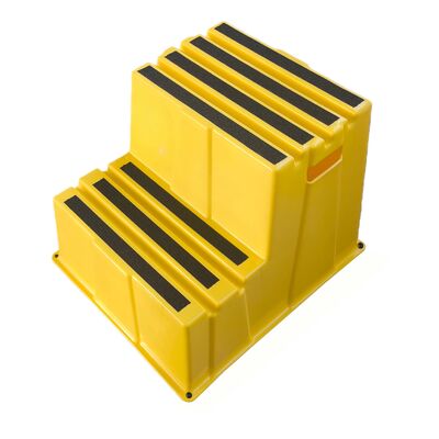 Durable Stackable Step Stool with 500 lb Load Capacity, Eco-friendly HDPE Material, and Non-slip Design