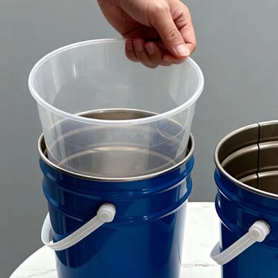 Hot Sale Custom Round Polyethylene Drum Liner for 20 Liter Bucket Pail Liner Bag for Painting Bucket