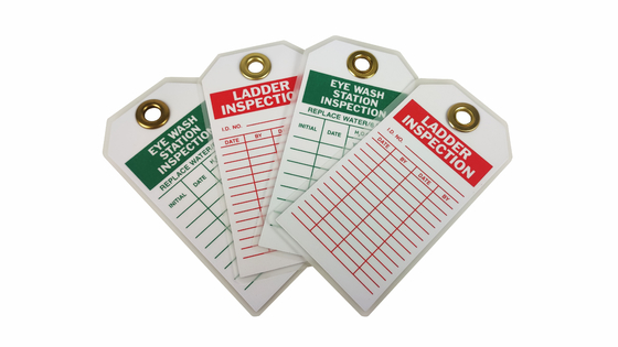 Laminated Danger Tag Printed Logo Waterproof Durable Outdoor Warning Lockout Tag