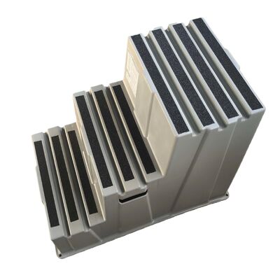 Устойчивый 500 фунтов грузоподъемности Складируемый ступени стул с экологически чистым HDPE и нескользящей конструкции