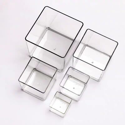 Настраиваемый прозрачный акриловый ящик для хранения можно использовать для демонстрации растений