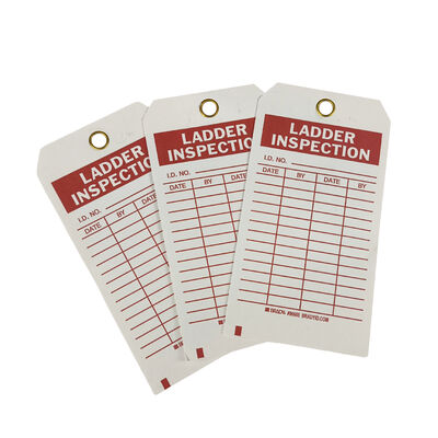 Установленный PVC виниловый тег безопасности водонепроницаемый рваный устойчивый к ультрафиолету быстрый ответ на безопасные продукты