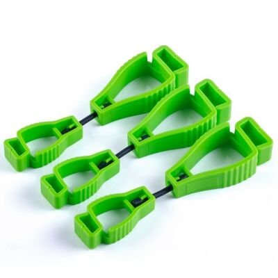 Custom Printed Logo Safety Glove Clips  Vinyl for Safety Work Gloves