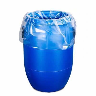 Clear Flat PE Plastic Liner Bag  Moisture-Proof Food Grade for Cardboard Chemical Drum Liner